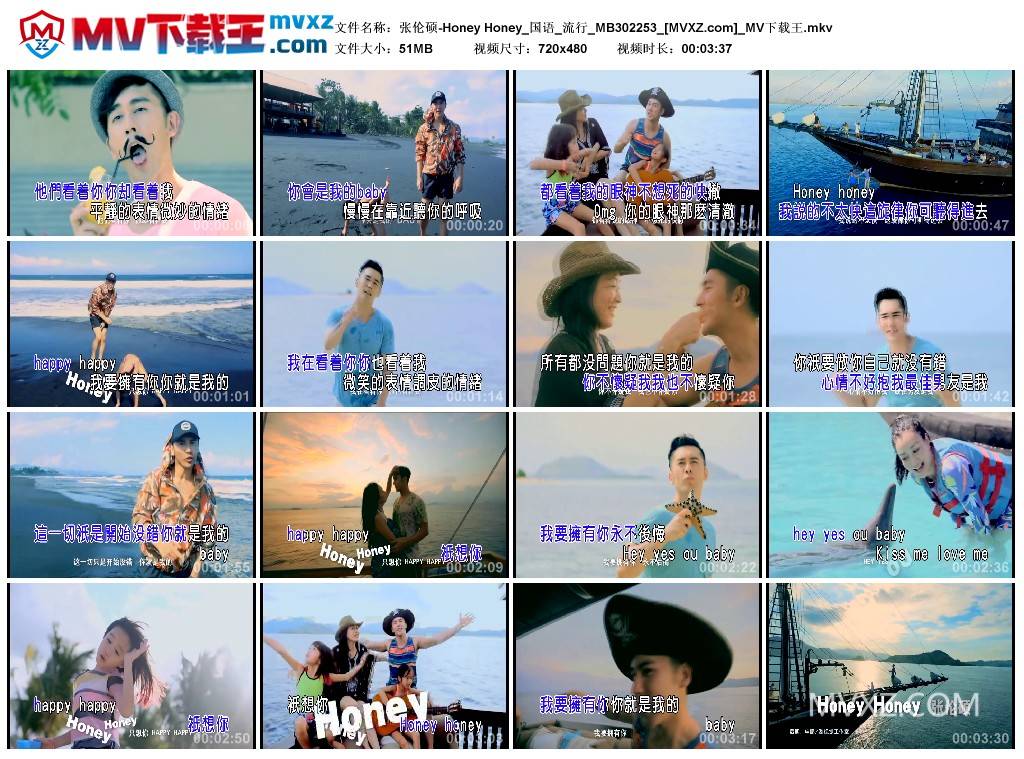 张伦硕-Honey Honey_国语_流行_MB302253